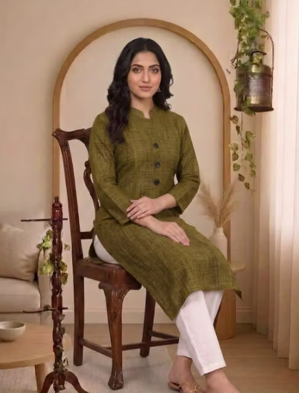 Women's Embroidered Layered Kurti
