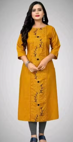 Women's Striped Asymmetric Kurti