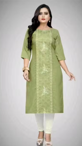 Women's Striped Kaftan Kurti