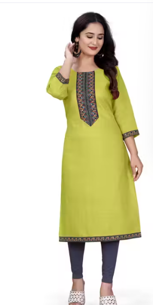 Women's Striped Flared Kurti