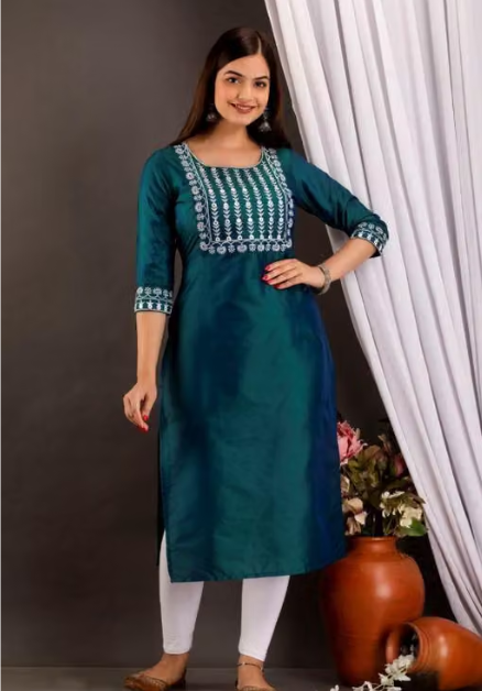 Women's Striped Layered Kurti