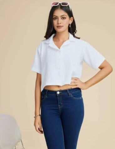 Women's Solid Round Neck T-Shirt