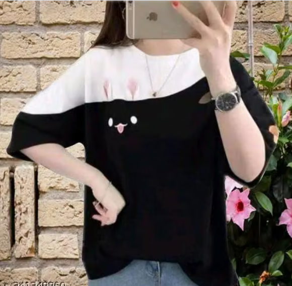 Women's Striped Round Neck T-Shirt