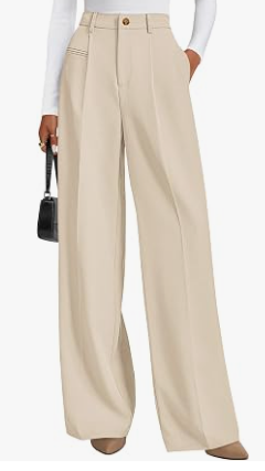 Women's Wide Leg Cropped Trousers