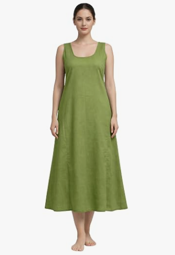 Women's Solid Tiered Dress