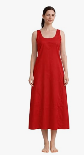 Women's Solid Fit and Flare Dress