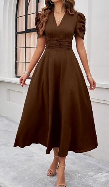 Women's Solid Maxi Dress