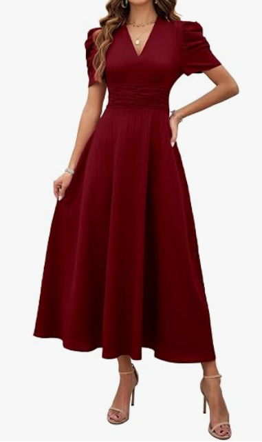 Women's Printed Tiered Dress