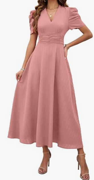 Women's Printed Fit and Flare Dress