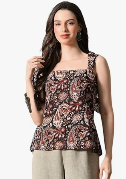 Women's Weekend Handkerchief Hem Kurti