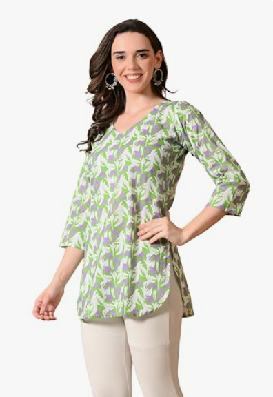 Women's Essential Front Open Kurti