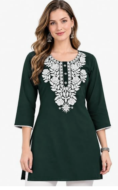 Women's Statement Overlap Kurti