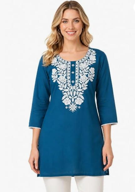Women's Statement Round Hem Kurti