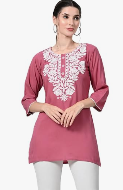 Women's Minimal Handkerchief Hem Kurti