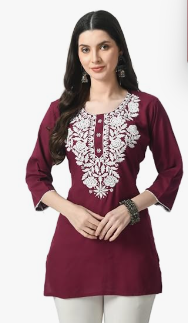 Women's Minimal Front Open Kurti