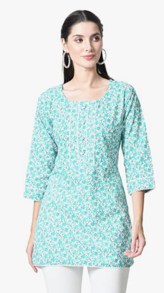 Women's Urban Chinese Collar Kurti