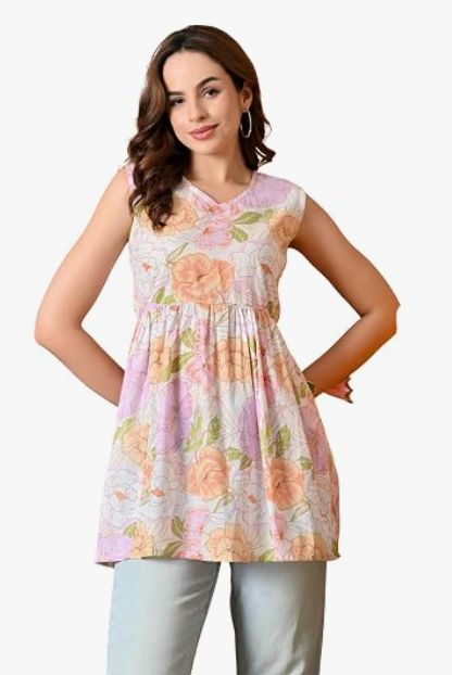 Women's Urban Front Open Kurti