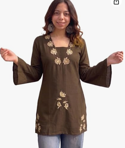 Women's Contemporary Overlap Kurti