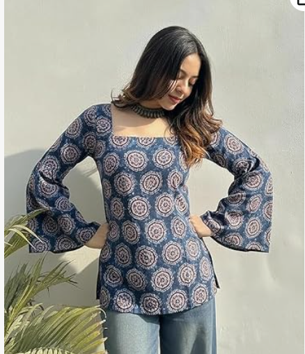 Women's Contemporary Round Hem Kurti