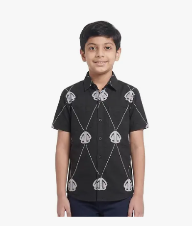 Boys' Casual Half Sleeve Shirt