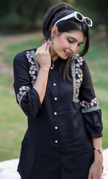 Women's Elegant Kalidar Kurti