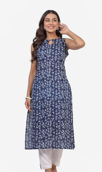 Women's Handkerchief Hem Kurti
