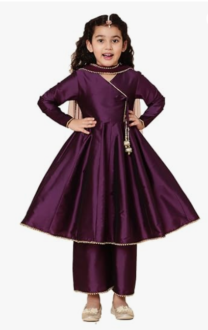 Girls' Angrakha Set