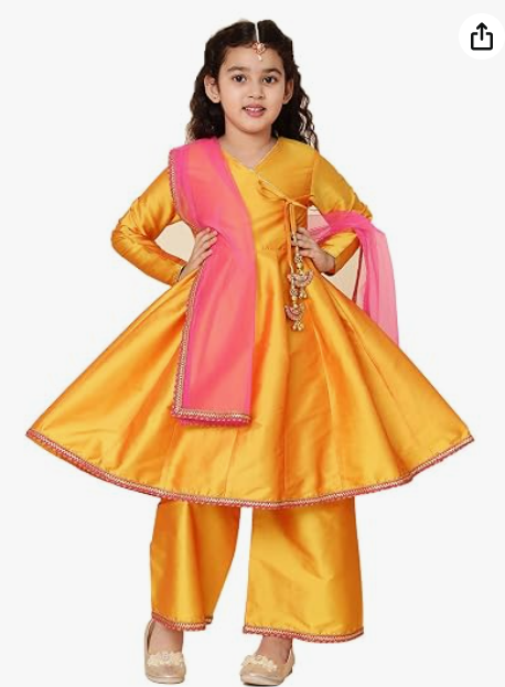 Girls' Palazzo Suit Set