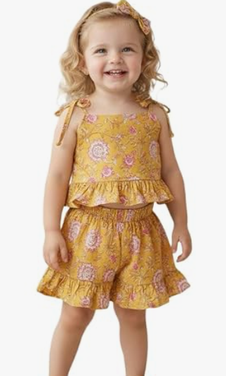 Girls' Printed Culottes