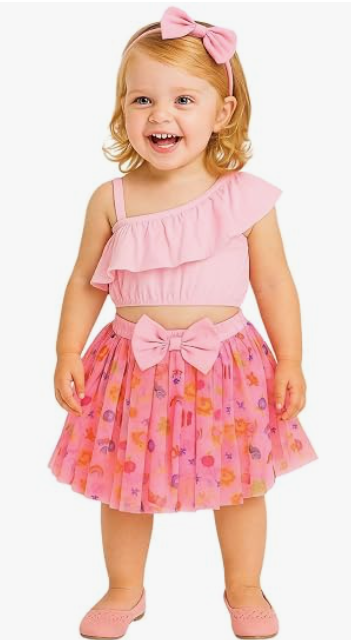 Girls' Peplum Frock