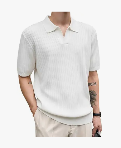 Men's Casual Polo Collar T-Shirt