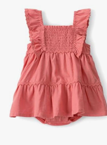 Girls' Solid Umbrella Frock