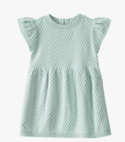 Girls' Printed Peplum Frock