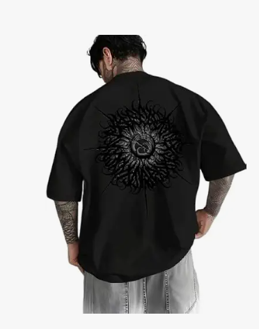 Men's Printed Crew Neck T-Shirt