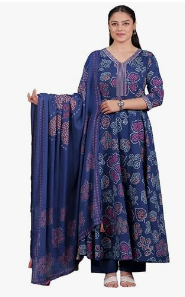 Women's Contemporary Angrakha Suit Set