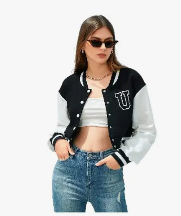 Women's Chic Varsity Jacket