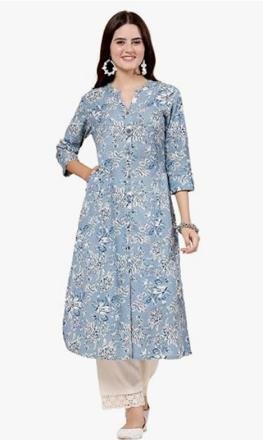 Women's Neat Straight Fit Kurti