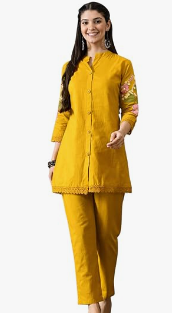 Women's Two Piece Ethnic Set