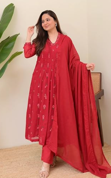 Women's Light Two Piece Ethnic Set
