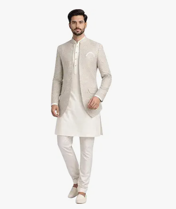Men's Party Achkan Set