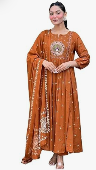 Women's Simple Ethnic Dress