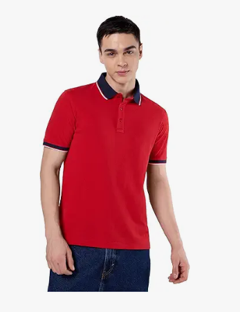 Men's Light Collar Polo T-Shirt