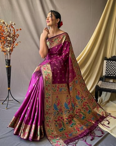 Simple Draped Saree
