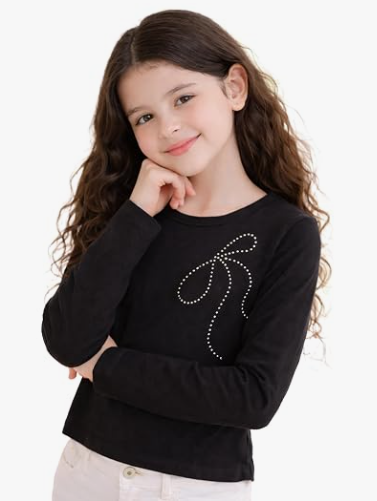 Girls' Neat Casual Top