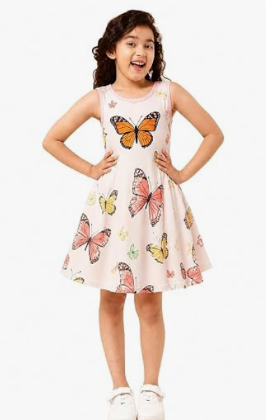 Girls' Neat Casual Frock