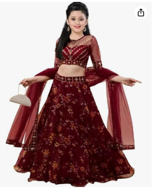 Girls' Simple Traditional Set