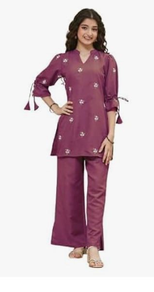 Girls' Classic Kurta Set