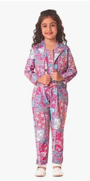 Girls' Simple Co-ord Set