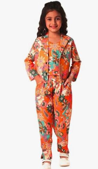 Girls' Simple Playsuit