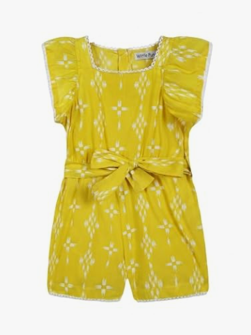 Girls' Neat Jumpsuit